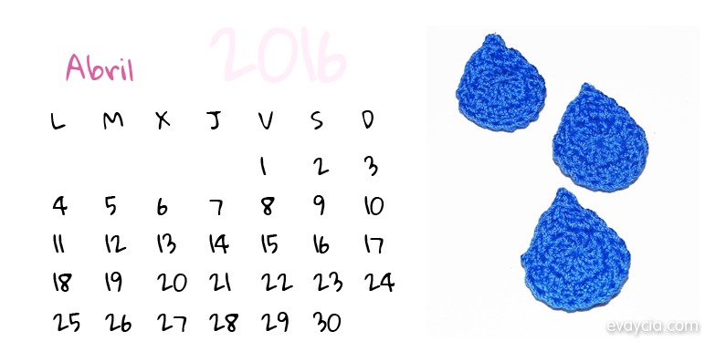 Calendario 2016 – Segundo trimestre