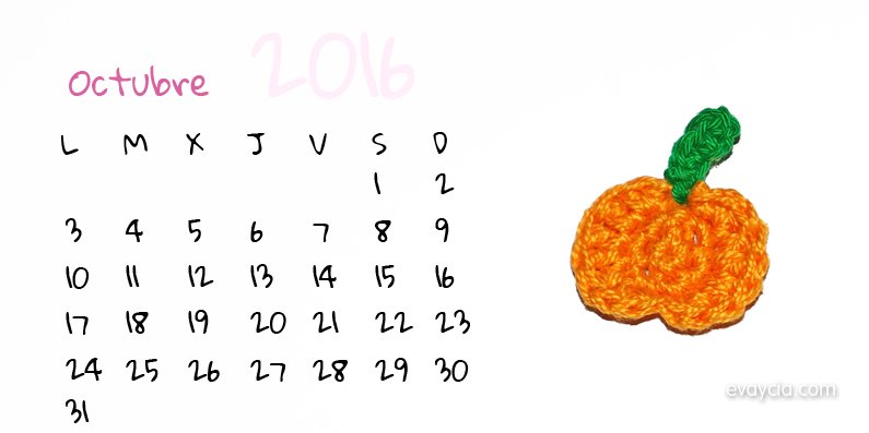 Calendario 2016 – Cuarto trimestre